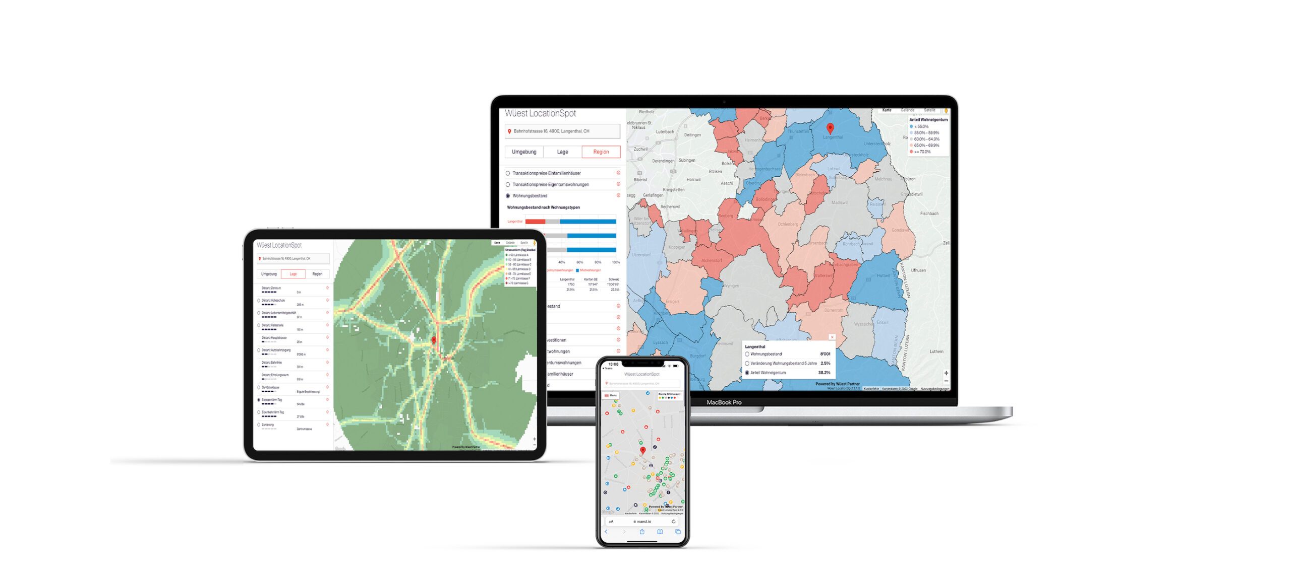 Wüest LocationSpot: Die Lösung für Immobilien-Standortanalysen