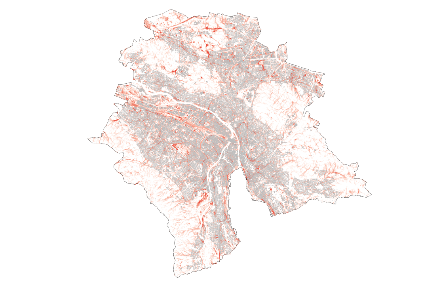 Oberflächenabfluss Zürich