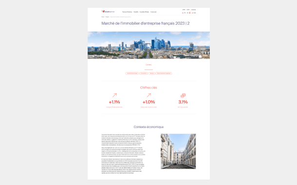 Marché de l’immobilier d’entreprise français 2023 | 2